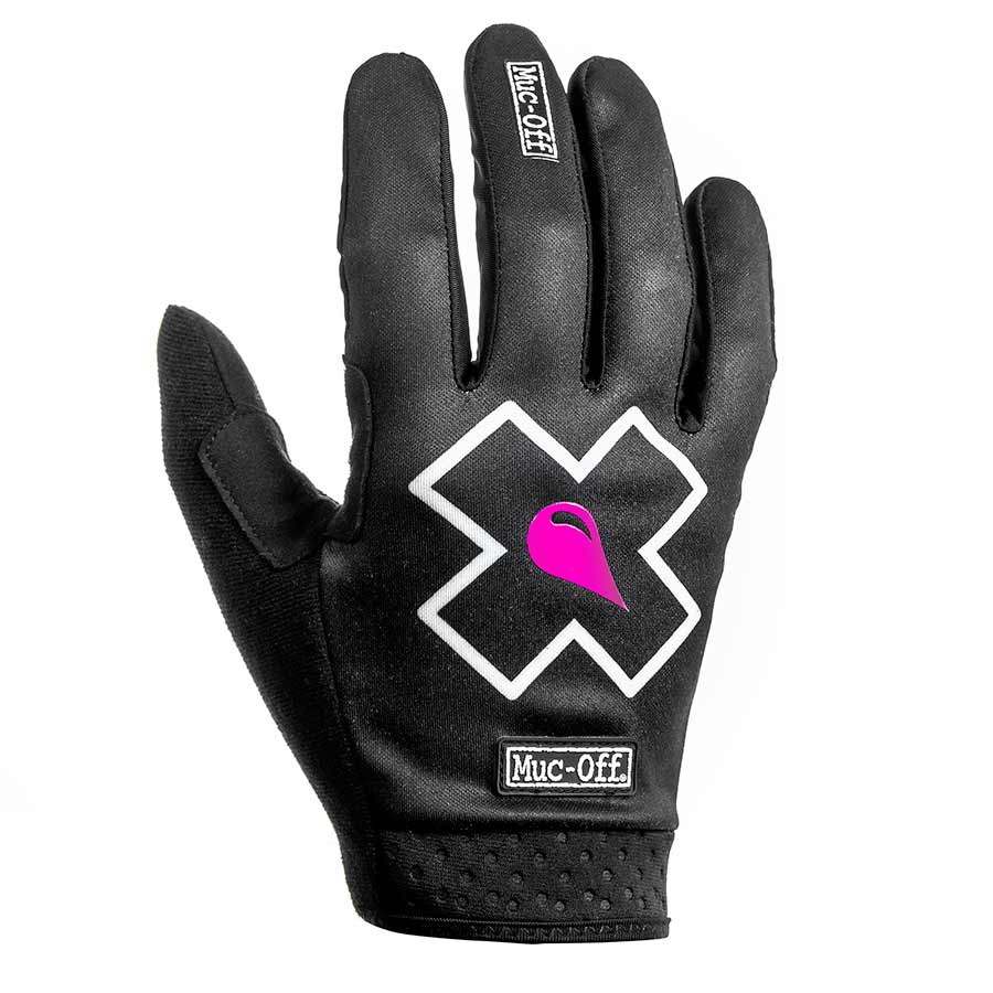 Gloves and Liners Muc-Off Muc-Off MTB Gloves - Black Full-Finger Large Dark Slate Gray