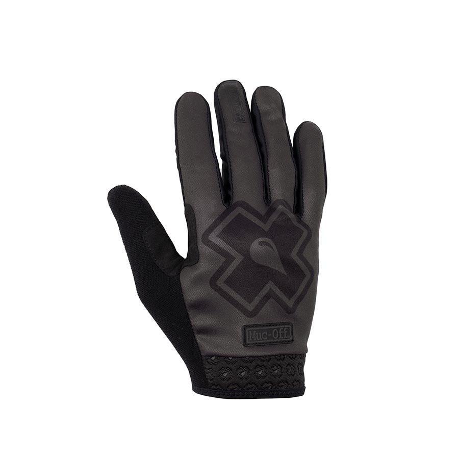 Full Finger Gloves Muc-Off Muc-Off MTB Ride Gloves Full Finger Gloves Grey S Pair Dark Slate Gray