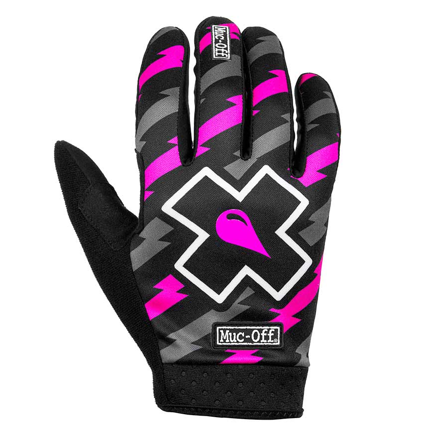 Gloves and Liners Muc-Off Muc-Off MTB Gloves - Bolt Full-Finger Medium Dark Slate Gray