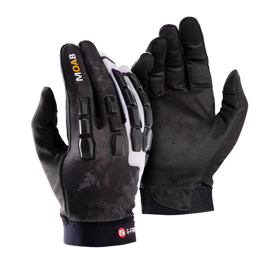 Full Finger Gloves G-Form G-Form Moab Trail Full Finger Gloves Black/White S Pair Dark Slate Gray