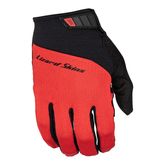 Full Finger Gloves Lizard Skins Lizard Skins Monitor Traverse Full Finger Gloves Crimson Red XXL Pair Tomato
