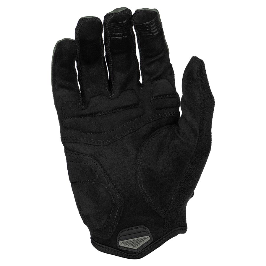 Gloves and Liners Lizard Skins Lizard Skins Monitor Traverse Gloves - Titanium Gray Full Finger X-Large Black