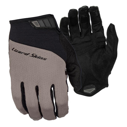 Full Finger Gloves Lizard Skins Lizard Skins Monitor Traverse Full Finger Gloves Titanium Grey XXL Pair Rosy Brown
