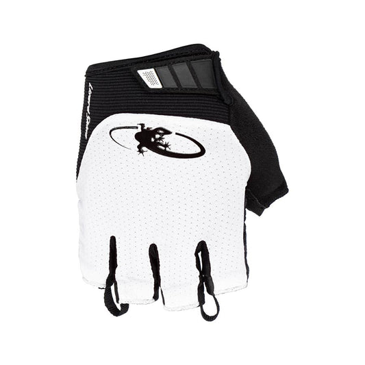 Short Finger Gloves Lizard Skins Lizard Skins Aramus Cadence Short Finger Gloves Diamond White XS Pair White Smoke