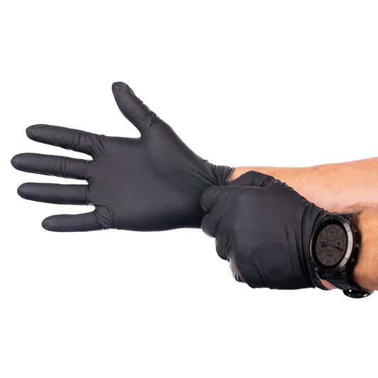 Mechanics Gloves Varia Varia Nitrile Gloves Mechanics Gloves S 100pcs Dark Slate Gray