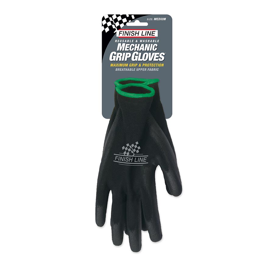 Shop Supplies Finish Line Finish Line Mechanics Grip Gloves SM/MD Dark Slate Gray