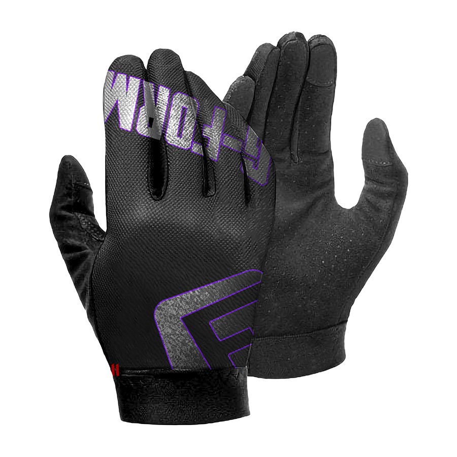 Full Finger Gloves G-Form G-Form Tempo Glove Full Finger Gloves Black Purple XXL Pair Dark Slate Gray