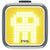 Knog Blinder Light Skull Pattern Front Black