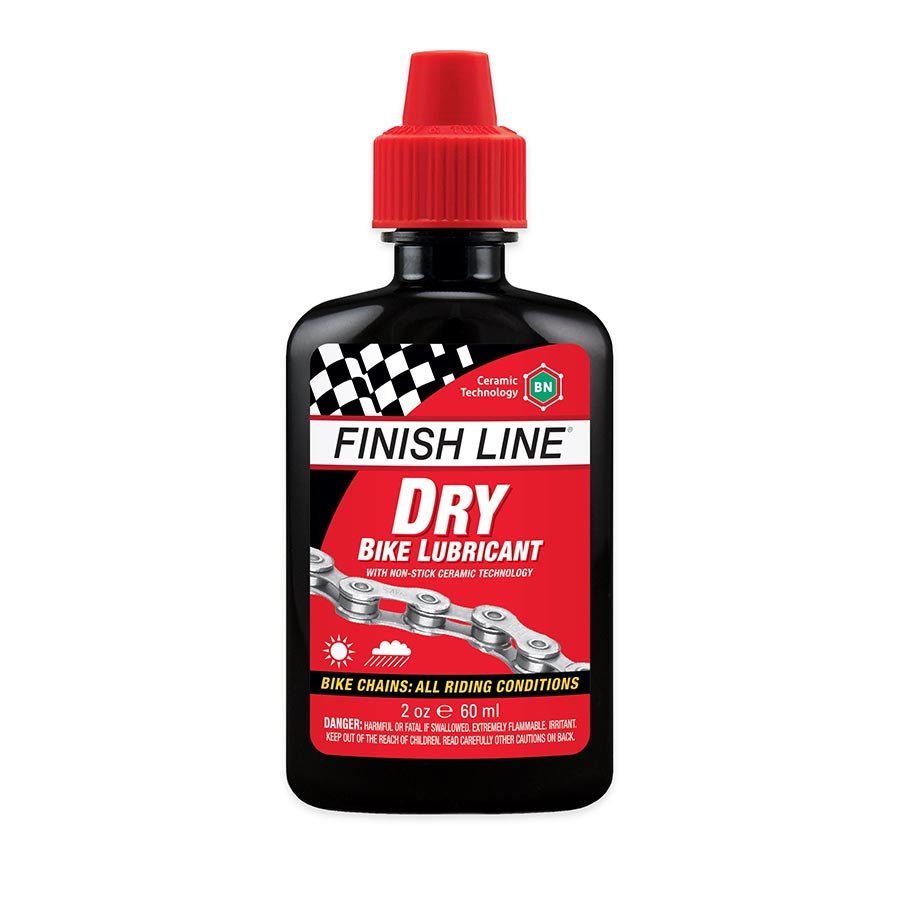 Degreaser / Cleaner Finish Line Finish Line Dry Lube with Ceramic Technology - 2oz Drip Firebrick