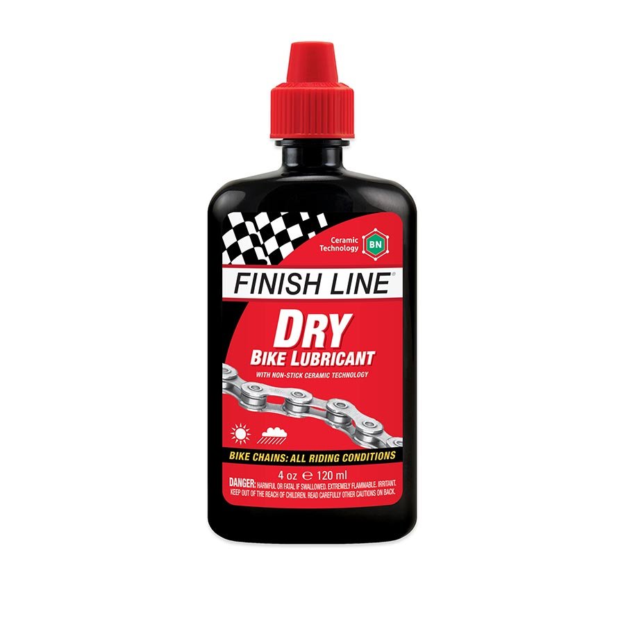 Degreaser / Cleaner Finish Line Finish Line Dry Lube with Ceramic Technology - 4oz Drip Firebrick