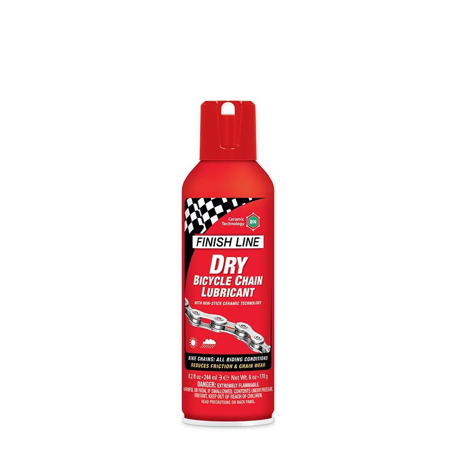 Degreaser / Cleaner Finish Line Finish Line Dry Lube with Ceramic Technology - 8oz Aerosol Firebrick