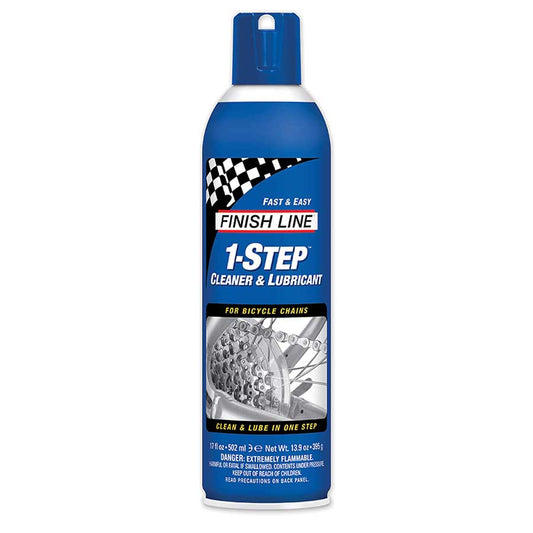 Finish Line 1-Step Cleaner and Bike Chain Lube - 17oz Aerosol