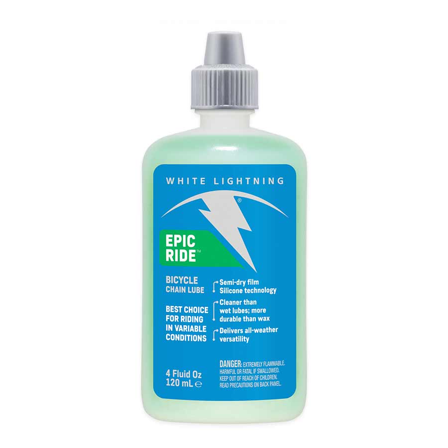 Degreaser / Cleaner White Lightning White Lightning Epic Ride Bike Chain Lube - 4 fl oz Drip Light Sea Green