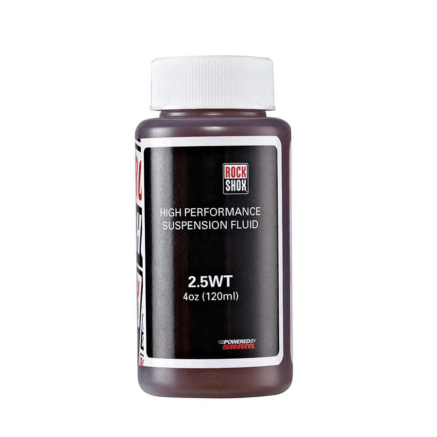 Suspension Tools RockShox RockShox Suspension Oil 2.5wt 120ml Bottle Dark Slate Gray