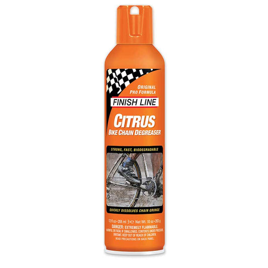 Finish Line Citrus Bike Degreaser 12oz Aerosol