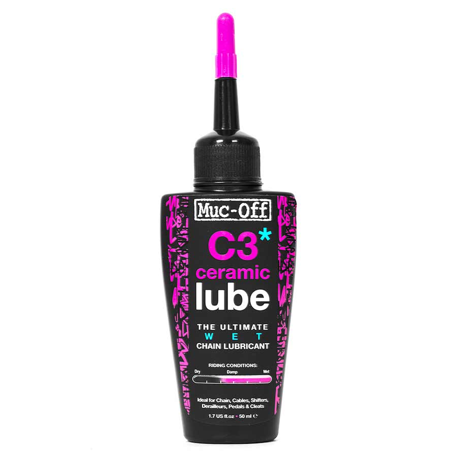 Degreaser / Cleaner Muc-Off Muc-Off C3 Wet Ceramic Bike Chain Lube - 50ml Drip Orchid