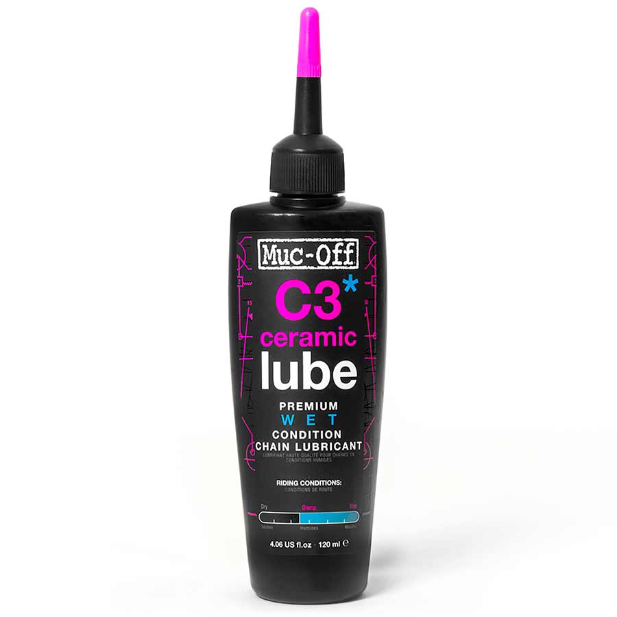 Degreaser / Cleaner Muc-Off Muc-Off C3 Wet Ceramic Bike Chain Lube - 120ml Drip Misty Rose