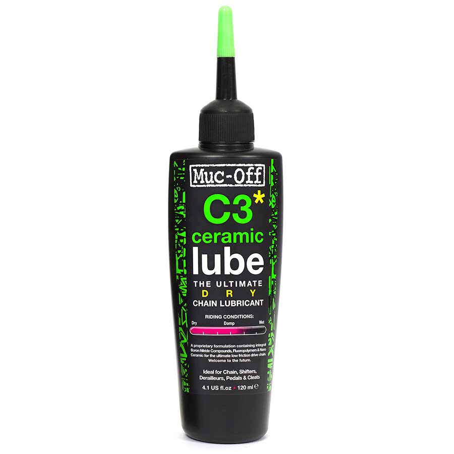 Degreaser / Cleaner Muc-Off Muc-Off C3 Dry Ceramic Bike Chain Lube - 120ml Drip Dark Slate Gray