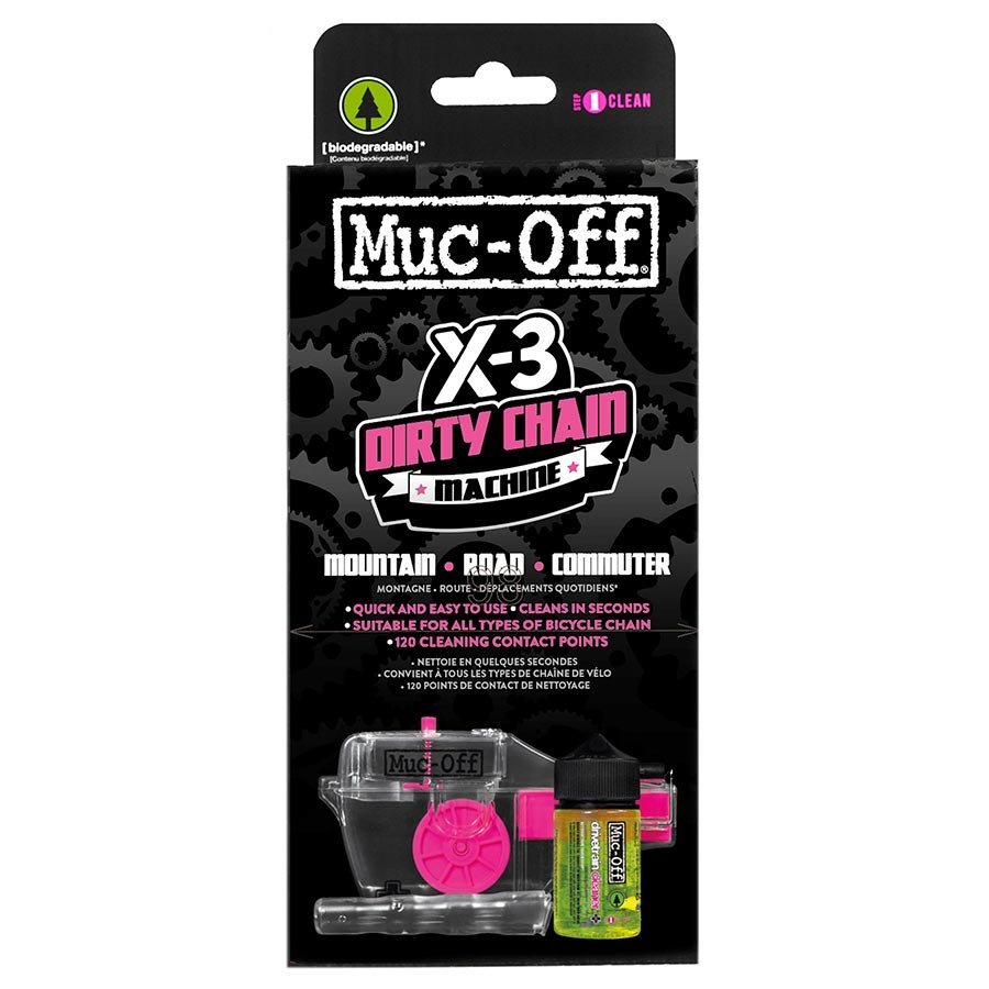 Cleaning Tools Muc-Off Muc-Off X-3 Dirty Chain Machine Cleaning Kit Rosy Brown