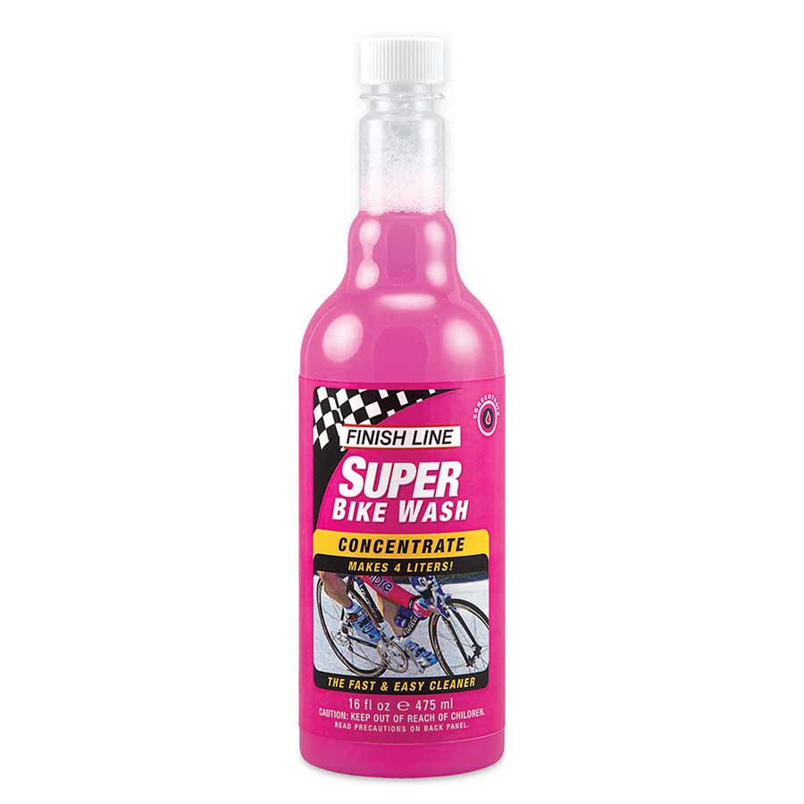 Degreaser / Cleaner Finish Line Finish Line Super Bike Wash Cleaner Concentrate 16oz (Makes 1 Gallon) Pale Violet Red