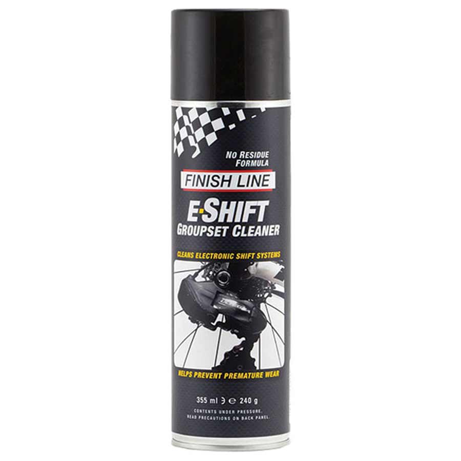 Degreaser / Cleaner Finish Line Finish Line E-Shift Cleaner Electronic Groupset Cleaner 16oz Aerosol Dark Slate Gray