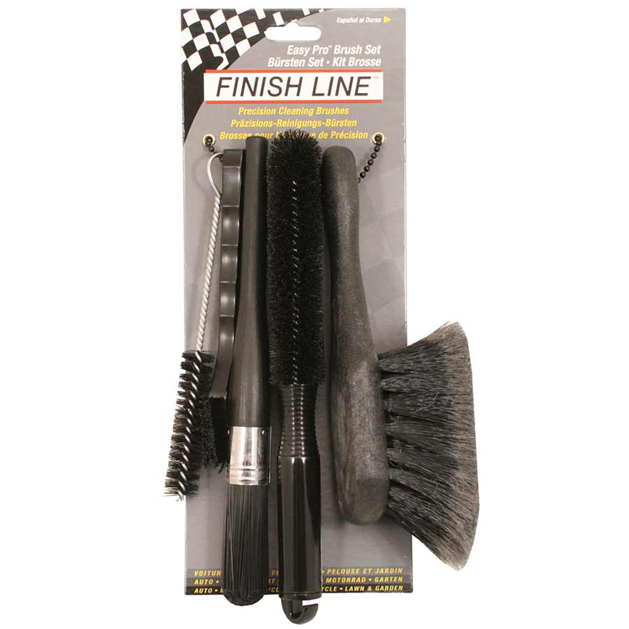 Cleaning Tools Finish Line Finish Line Easy Pro Brush Set Dark Slate Gray