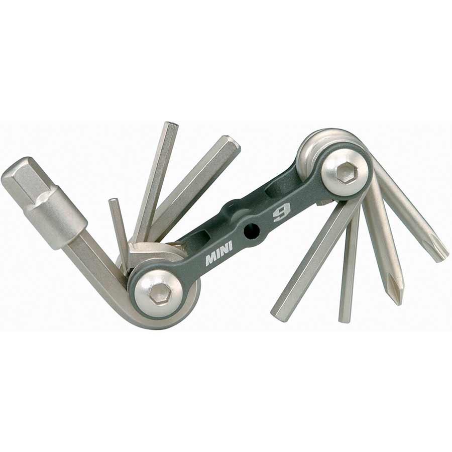 Multi Tools Topeak Topeak Mini 9 Folding Multi-Tool Light Slate Gray