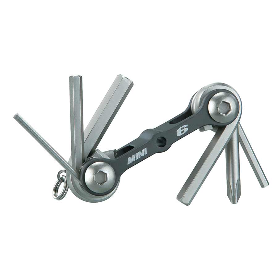 Multi Tools Topeak Topeak Mini 6 Multi Tool Light Slate Gray