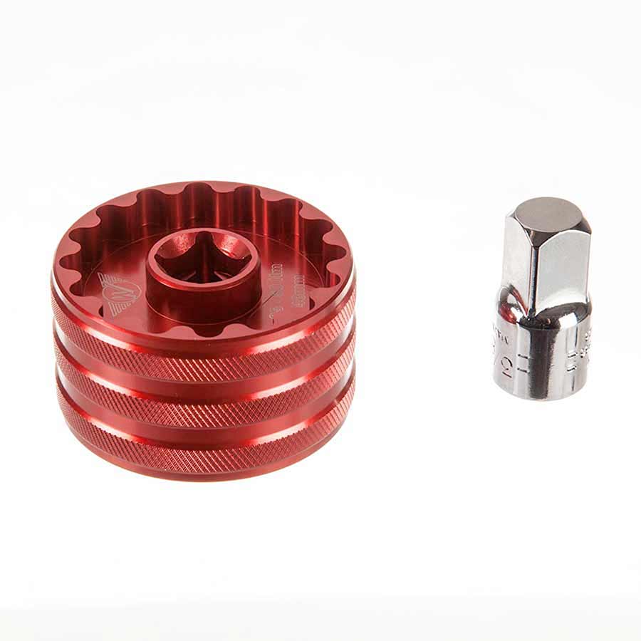 Bottom Bracket Tools Wheels Manufacturing Wheels Manufacturing BBTOOL-48-44 Bottom Bracket Socket 48.5mm 44mm 16-Notch Cups Sienna