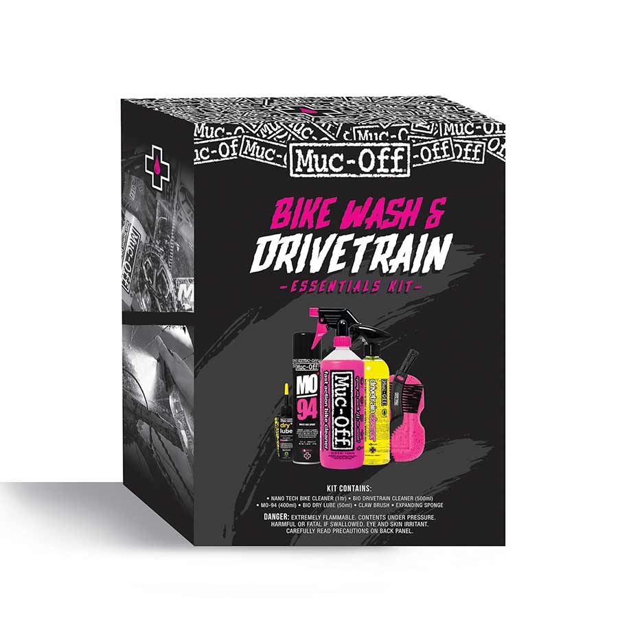 Cleaning Tools Muc-Off Muc-Off Bike Care Kit: Wash and Drivetrain Essentials Gray