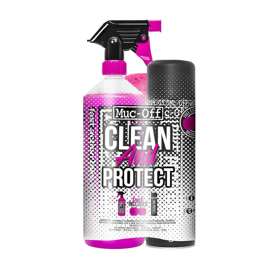 Degreaser / Cleaner Muc-Off Muc-Off Bicycle Duo Pack with Sponge Dark Slate Gray