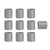 Thread Repair Unior Unior Proprietary Crank Repair Pedal Thread Inserts Left Crankarm 9/16" 10 Pack Silver Dark Gray