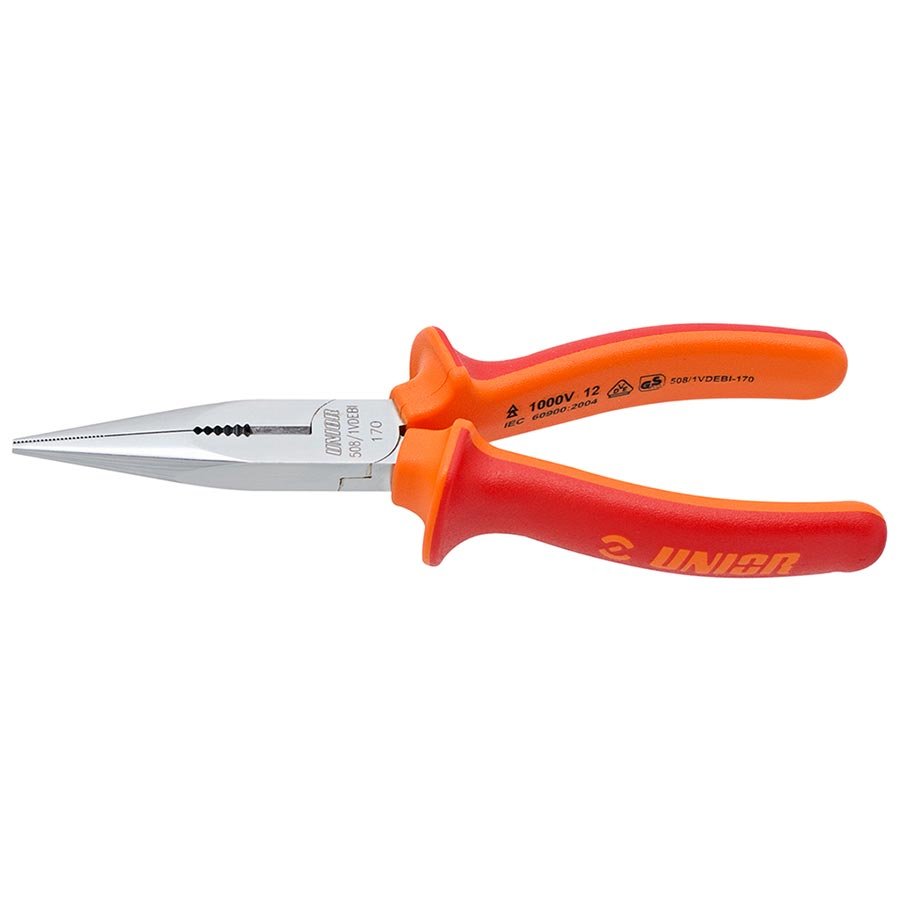Pliers Unior Unior Long Nose Pliers Pliers Red/Orange Chocolate