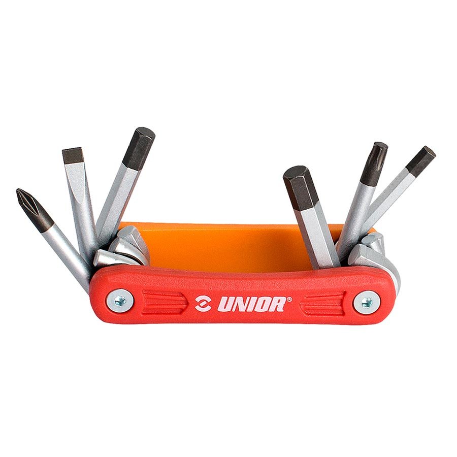 Multi Tools Unior Unior EURO6 Multi-Tools Number of Tools: 6 Red/Orange Chocolate