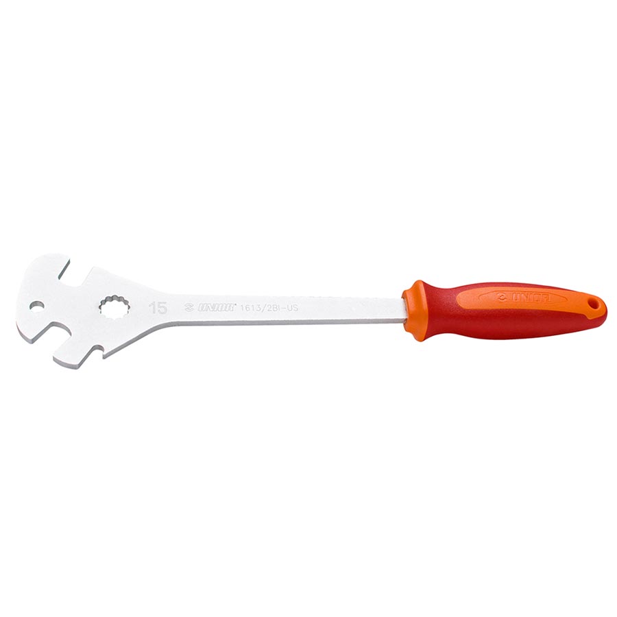 Pedal Tools Unior Unior Pro Pedal Wrench Red/Orange White Smoke