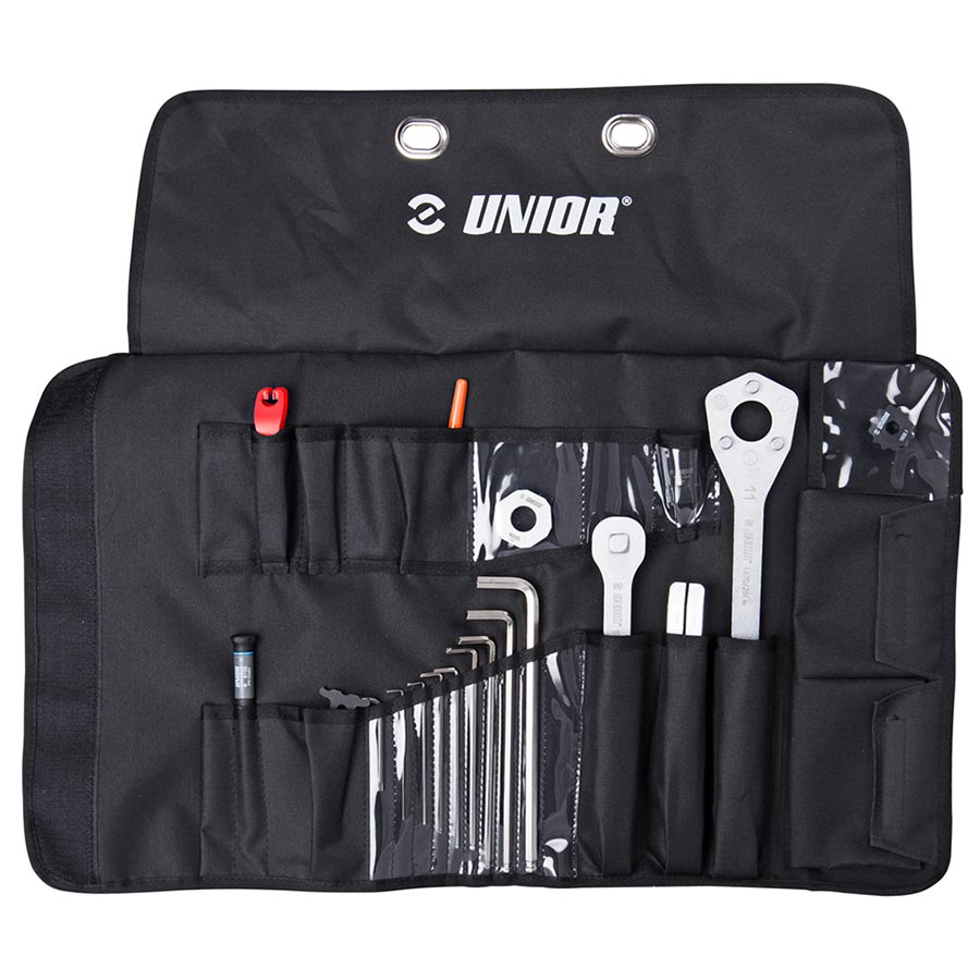 Tool Kit Unior Unior Pro Tool Wrap Tool Kit 19 Set Dark Slate Gray