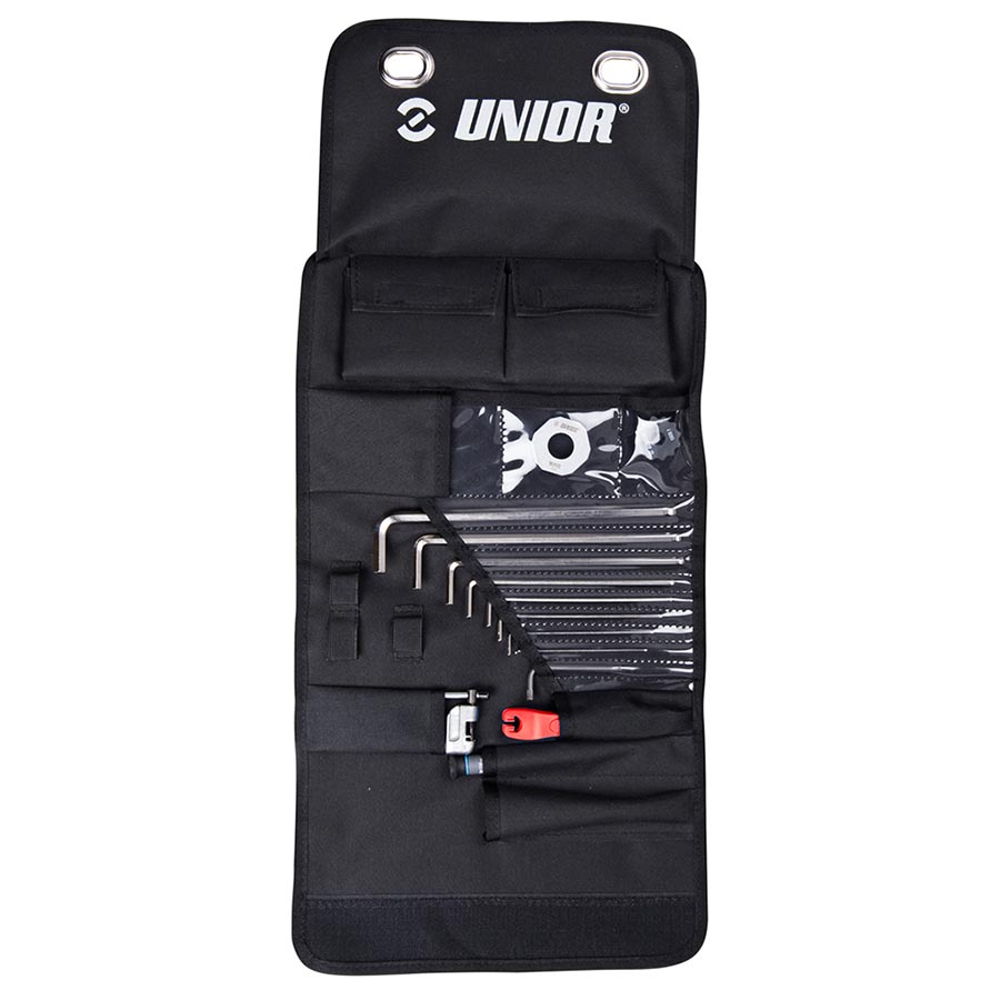 Tool Kit Unior Unior Tool Wrap Tool Kit 14 Set Dark Slate Gray