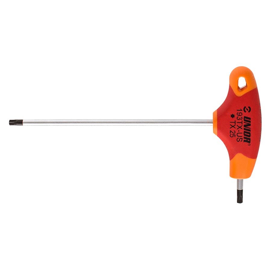 Torx Wrench Unior Unior T-Handle Torx Torx Wrench T20 Red/Orange Firebrick