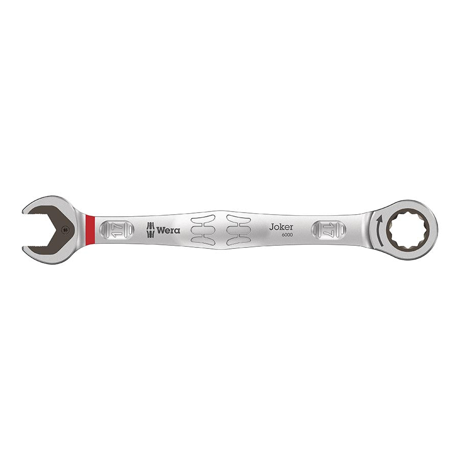 Combination Wrenches Wera Wera 6000 Joker Ratcheting Combination Wrench - 17mm Light Gray