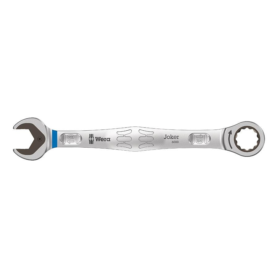 Combination Wrenches Wera Wera 6000 Joker Ratcheting wrench 19 Light Gray