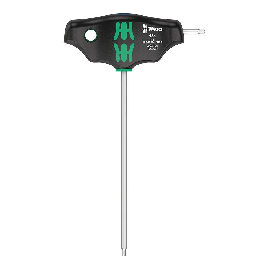 Hex Wrench Wera Wera 454 T-handle hexagon screwdriver Hex-Plus 2 x 100 mm Dark Slate Gray