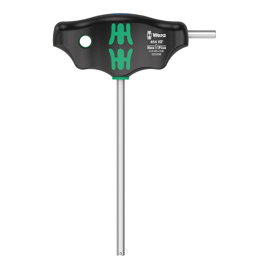 Hex Wrench Wera Wera 454 HF T-handle hexagon screwdriver Hex-Plus holding function 4 x 100 mm Dark Slate Gray