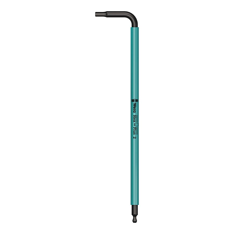 Hex Wrench Wera Wera 950 SPKL L-Key Hex Wrench - 2mm Green Steel Blue