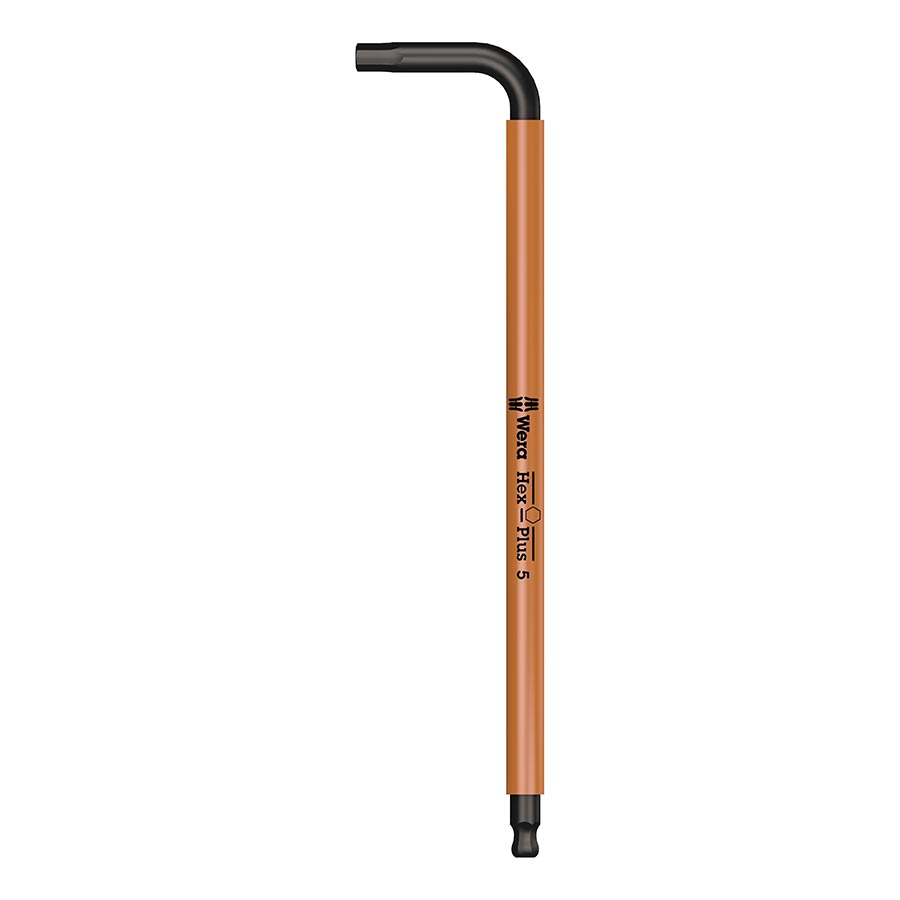 Hex Wrench Wera Wera 950 SPKL L-Key Hex Wrench - 5mm Bright Orange Rosy Brown