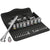 Ratchets and Bits Wera Wera 8100 SB 8 Zyklop Metal Ratchet Set - 3/8" Drive Metric Switch Lever Dark Slate Gray