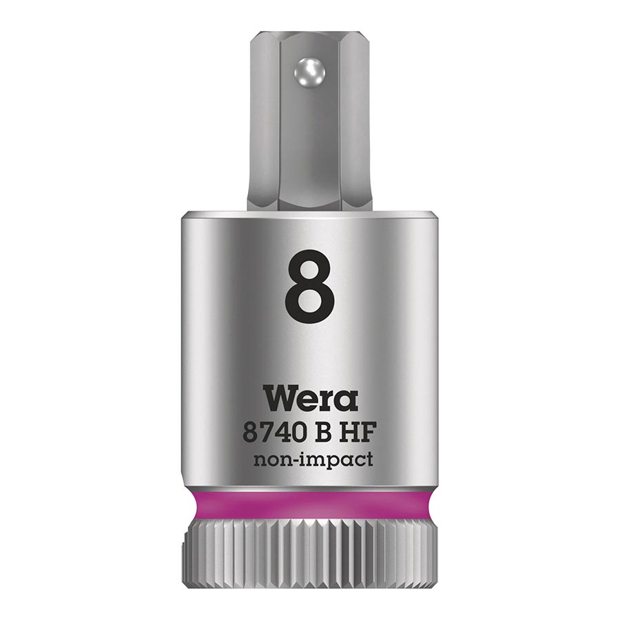 Ratchets and Bits Wera Wera 8740 B HF Bit 3/8" - 8mm x 38.5mm Dark Gray