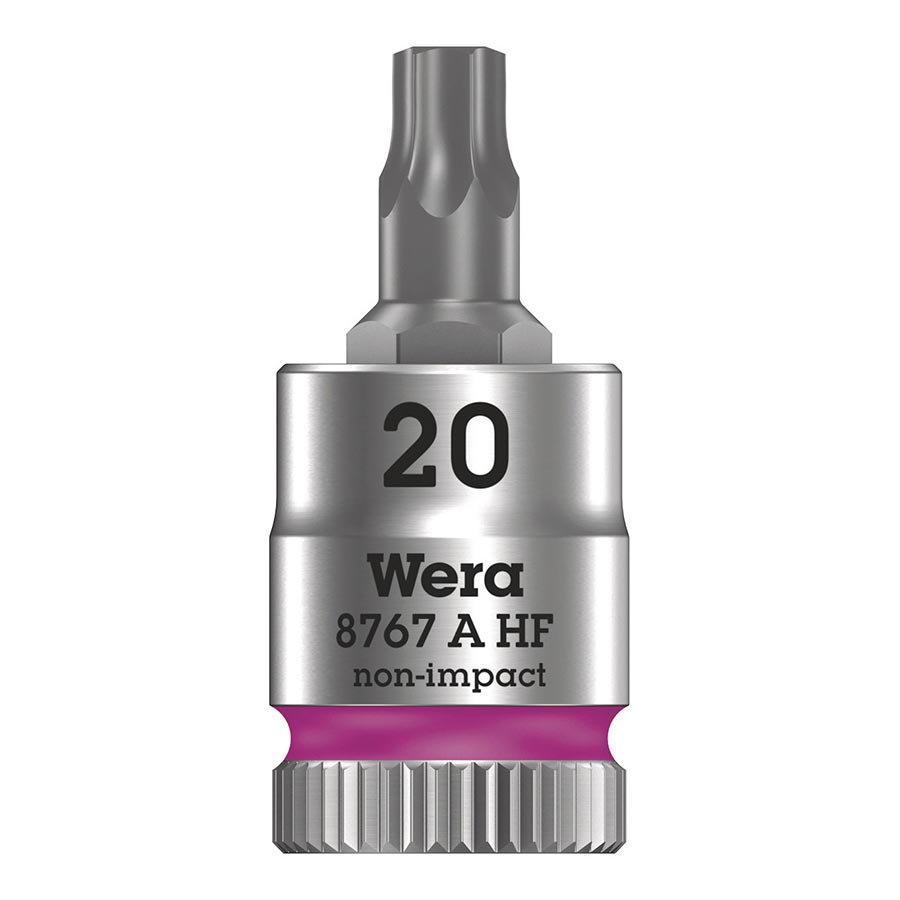 Sockets and Bits Wera Wera 8767A HF TORX Zyklop 1/4 Drive Torx 20 x 28mm with HF Slate Gray
