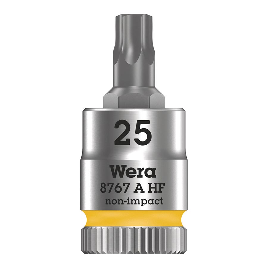 Ratchets and Bits Wera Wera 8767 A HF Torx Bit 1/4" - T25 28mm Slate Gray