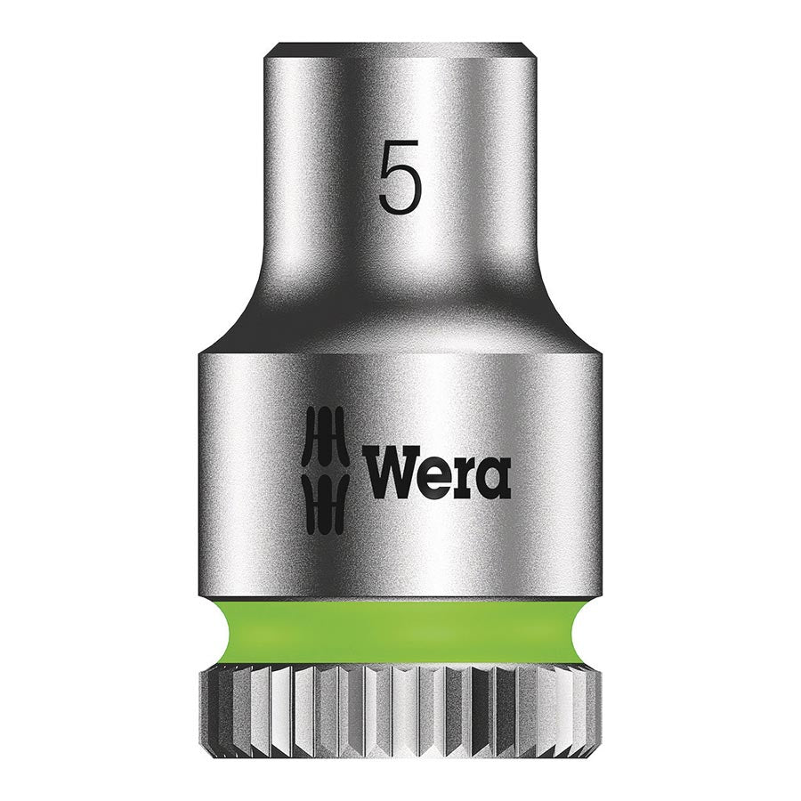 Sockets and Bits Wera Wera 8790 HMA Zyklop 1/4 Drive 5.0mm Socket Gray