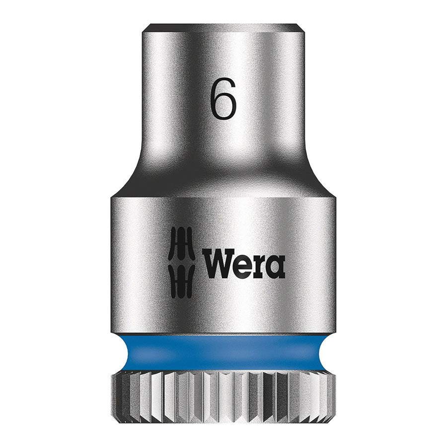 Sockets and Bits Wera Wera 8790 HMA Zyklop 1/4 Drive 6.0mm Socket Gray